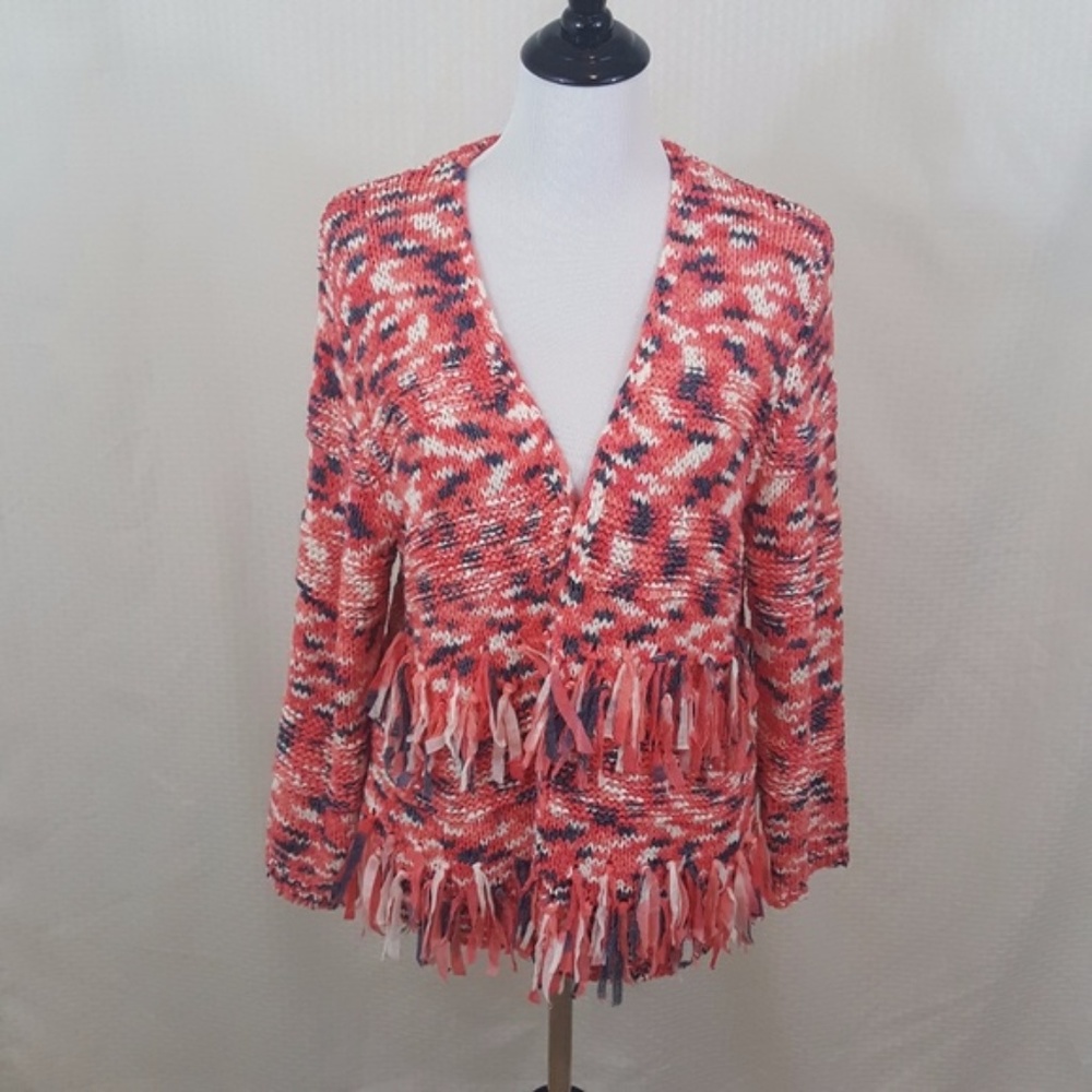 Rudy Rd. Pastel Fringe Cardigan